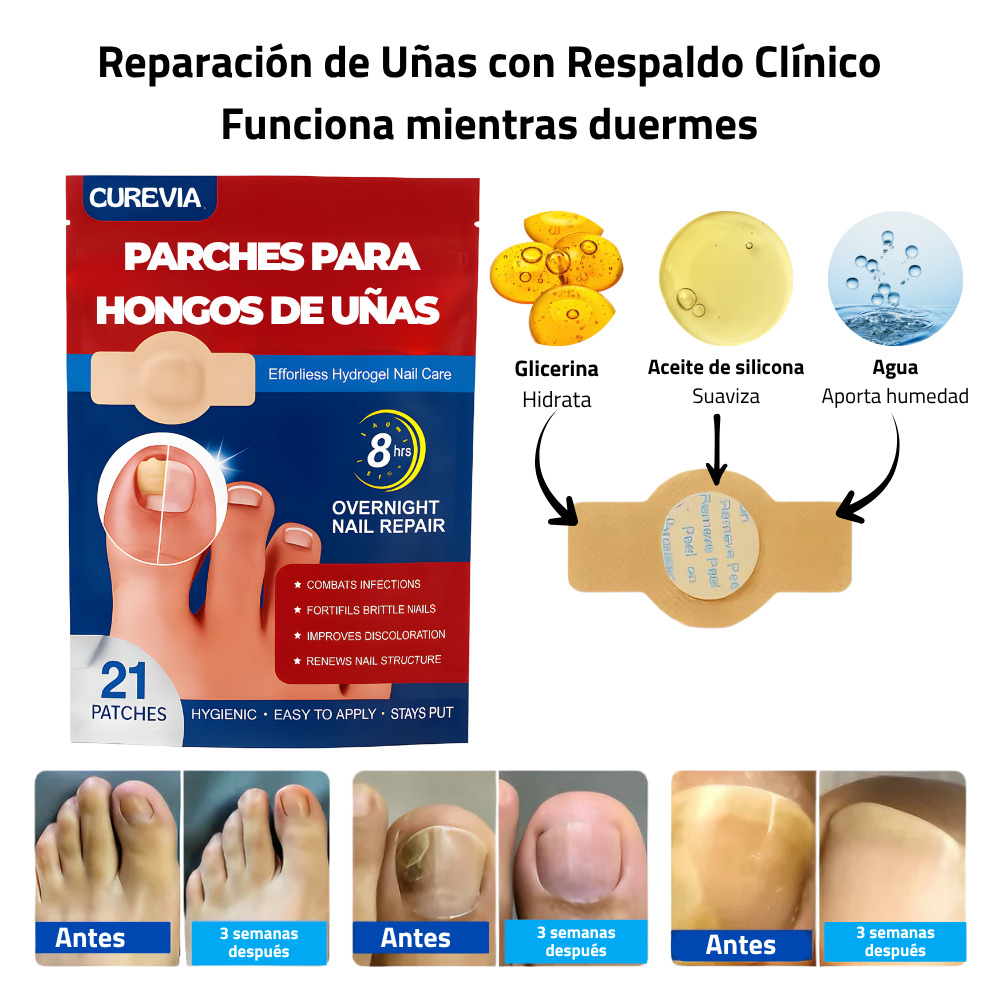 Curevia™ Parches Antihongos Reparadores